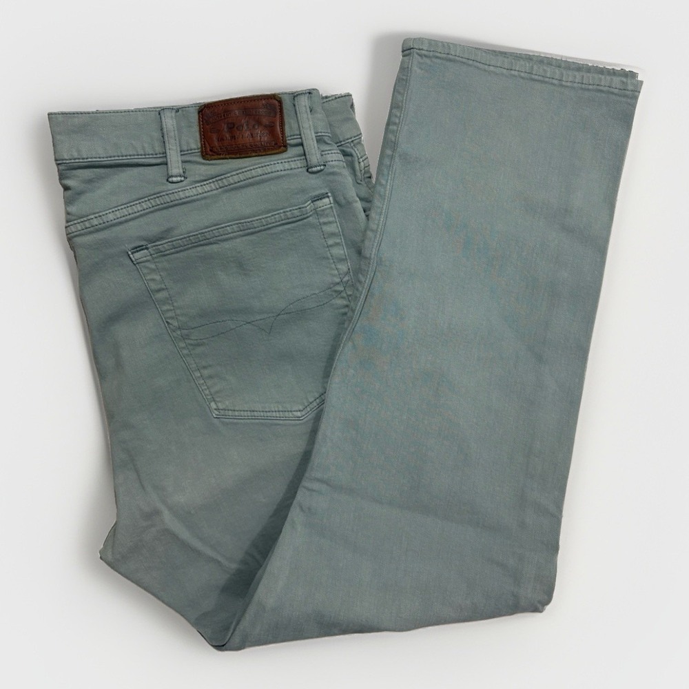 Polo Ralph Lauren Denim Jeans 38x30 MEASURES 38x29 Hampton Relaxed Straight